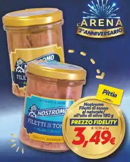 Iper Super Conveniente Nostromo Filetti di tonno al naturale offerta