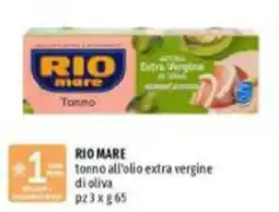 Emi Supermercati Rio Mare tonno all'olio extra vergine di oliva offerta
