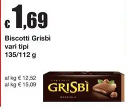 Sì con te Supermercati Biscotti Grisbi offerta