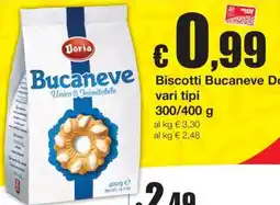 Sì con te Supermercati Biscotti Bucaneve Doria offerta