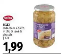Emi Supermercati Selex melanzane a filetti offerta