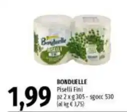 Emi Supermercati Bonduelle Piselli Fini offerta