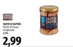 Emi Supermercati Saper di Sapori Filetti di Tonno al naturale offerta
