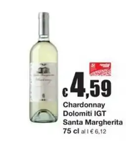 Sì con te Superstore Chardonnay Dolomiti IGT Santa Margherita offerta