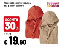 Iper La Grande Accappatoio in microspugna bassetti mania offerta