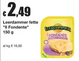 Sì con te Supermercati Leerdammer fette Il Fondente offerta