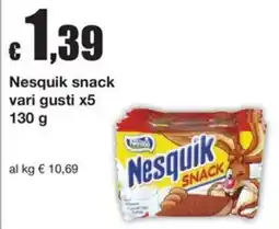 Sì con te Supermercati Nesquik snack offerta