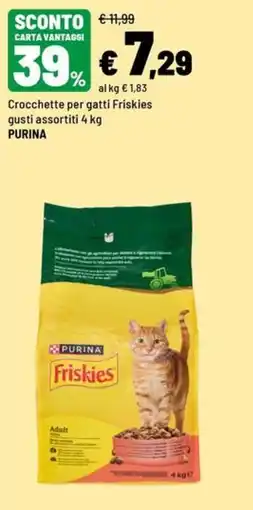Iper La Grande Crocchette per gatti Friskies offerta