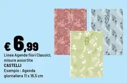 Iper La Grande Agende fiori Classici CASTELLI offerta