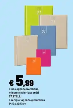 Iper La Grande Agende Notabene CASTELLI offerta