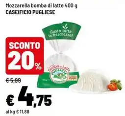 Iper La Grande Mozzarella bomba di latte offerta