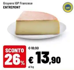 Iper La Grande Gruyere IGP Francese Entremont offerta