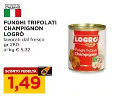 Alì Supermercati Funghi Trifolati Champignon Logrò offerta