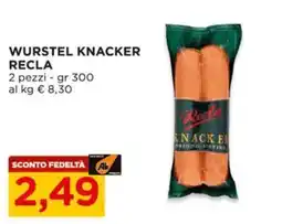 Alì Supermercati Wurstel Knacker Recla offerta