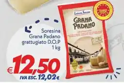 Iper Super Conveniente Soresina Grana Padano grattugiato D.O.P. offerta