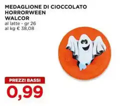 Alì Supermercati Medaglione di cioccolato horrorween Walcor offerta