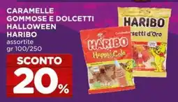 Alì Supermercati Caramelle gommose e dolcetti Halloween Haribo assortite offerta