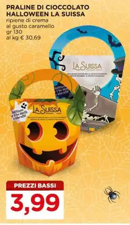 Alì Supermercati Praline di cioccolato Halloween La Svizzera offerta