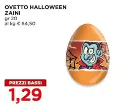 Alì Supermercati Ovetto Halloween Zaini offerta