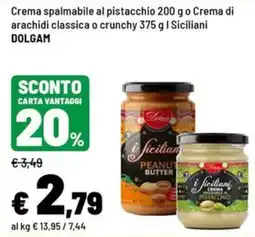 Iper La Grande Crema spalmabile al pistacchio i Siciliani offerta