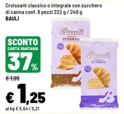 Iper La Grande Croissant classico o integrale Bauli offerta