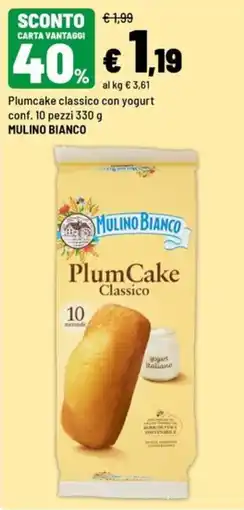 Iper La Grande PlumCake Classico Mulino Bianco offerta