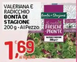 Crai Valeriana e radicchio bontà di stagione offerta