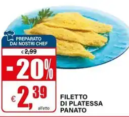 Il Gigante Filetto di platessa panato offerta