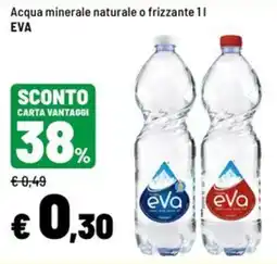 Iper La Grande Acqua minerale naturale o frizzante EVA offerta