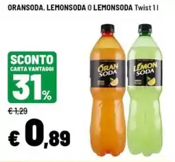 Iper La Grande Oransoda, Lemonsoda o Lemonsoda Twist offerta