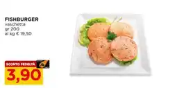 Alì Supermercati Fishburger offerta