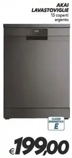 Iper Super Conveniente Akai lavastoviglie offerta