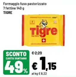 Iper La Grande Formaggio fuso pastorizzato Tigre offerta