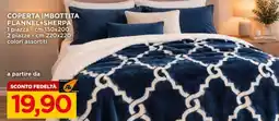 Alì Supermercati Coperta imbottita flannel+sherpa offerta