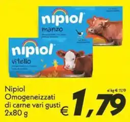 Iper Super Conveniente Nipiol Omogeneizzati di carne vari gusti offerta