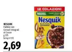 Emi Supermercati Nesquik Palline con Cereali Integrali al Cacao offerta