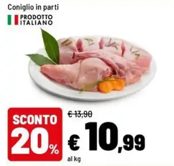 Iper La Grande Coniglio in parti offerta