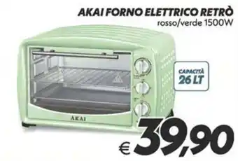 Iper Super Conveniente Akai forno elettrico retrò offerta