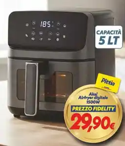 Iper Super Conveniente Akai Airfryer digitale offerta