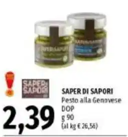 Emi Supermercati Saper di sapori Pesto alla Genovese DOP offerta