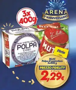 Iper Super Conveniente Polpa di pomodoro Mutti offerta