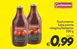 Iper Super Conveniente Gustomanno Salsa pronta ciliegino/datterino offerta