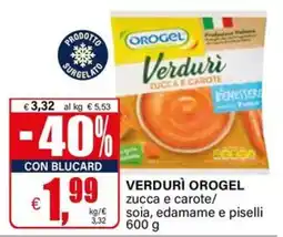 Il Gigante Verduri Orogel zucca e carote offerta