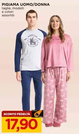 Alì Supermercati Pigiama uomo/donna offerta