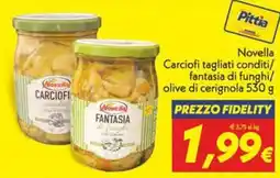 Iper Super Conveniente Novella Carciofi conditi / Fantasia di funghi offerta