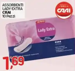 Crai Assorbenti lady extra Crai offerta