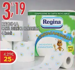 Crai Regina carta igienica camomilla offerta