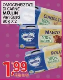 Crai Omogeneizzati di carne Mellin offerta