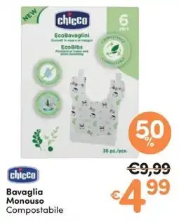 Ideal Bimbo chicco Bavaglia Monouso Compostabile offerta