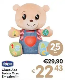 Ideal Bimbo chicco Gioco Abc Teddy Orso Emozioni It offerta